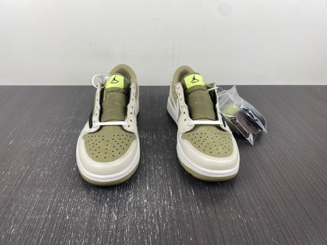 Travis Scott X Air Jordan 1 Low Golf Neutral Olive Black Travis Scott X Air Jordan 1 Low Golf Neutral Olive Black
